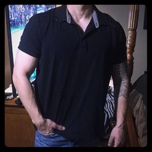 A/X Armani Exchange Black Polo Shirt XL
